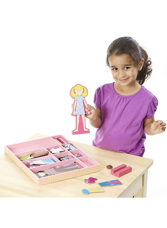 56-Piece Abby And Emma Magnetic Dress-Up Set 4940