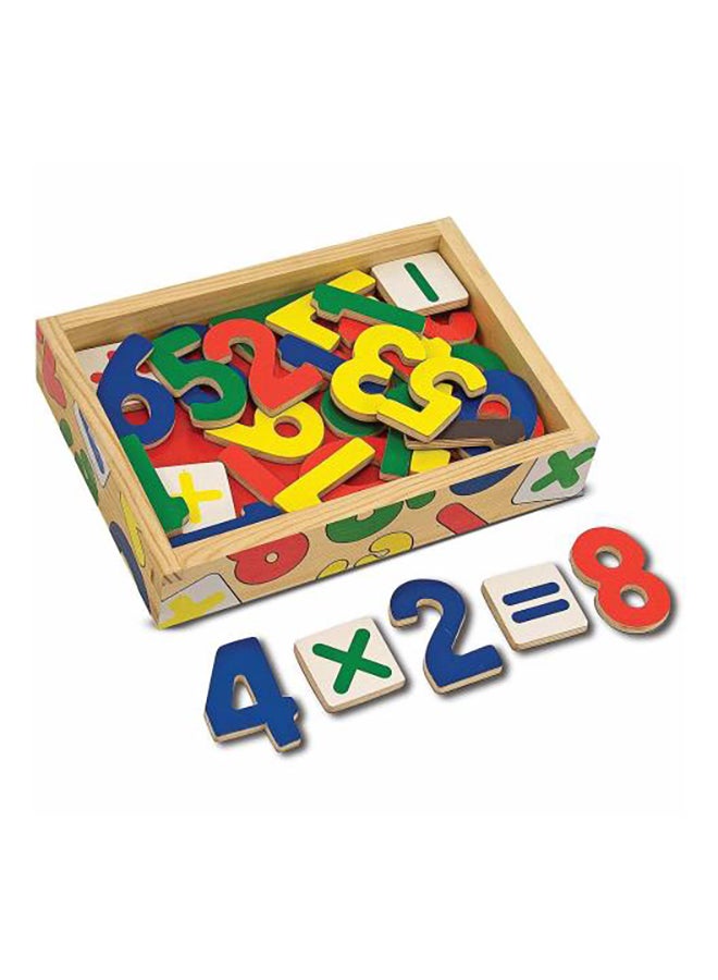 37-Piece Magnetic Wooden Numbers Set