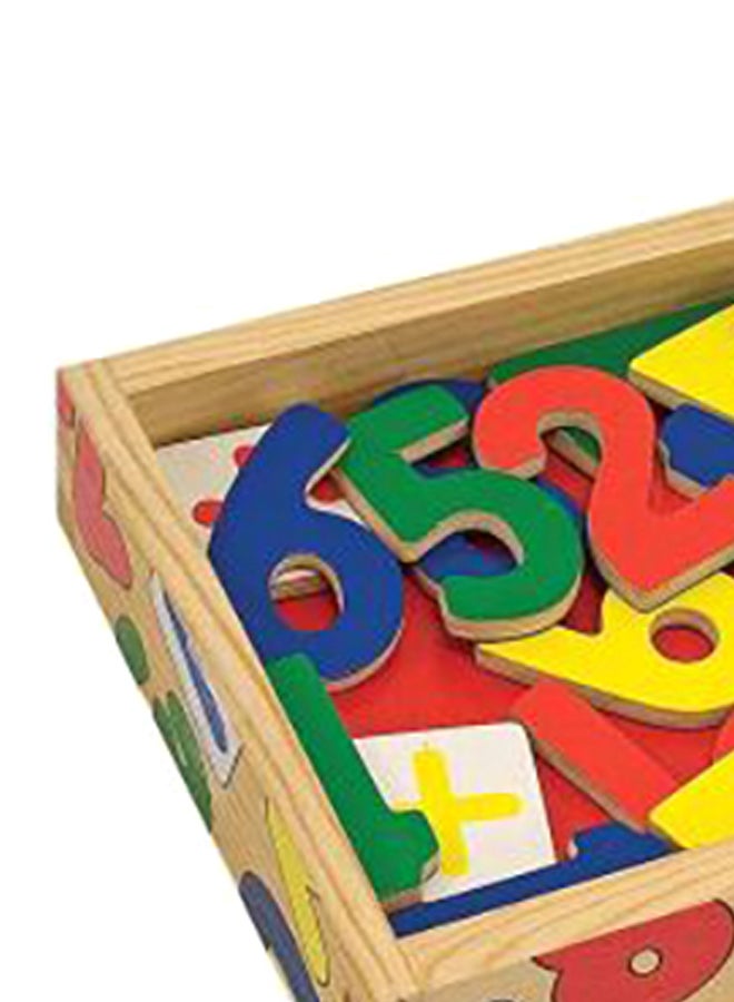 37-Piece Magnetic Wooden Numbers Set