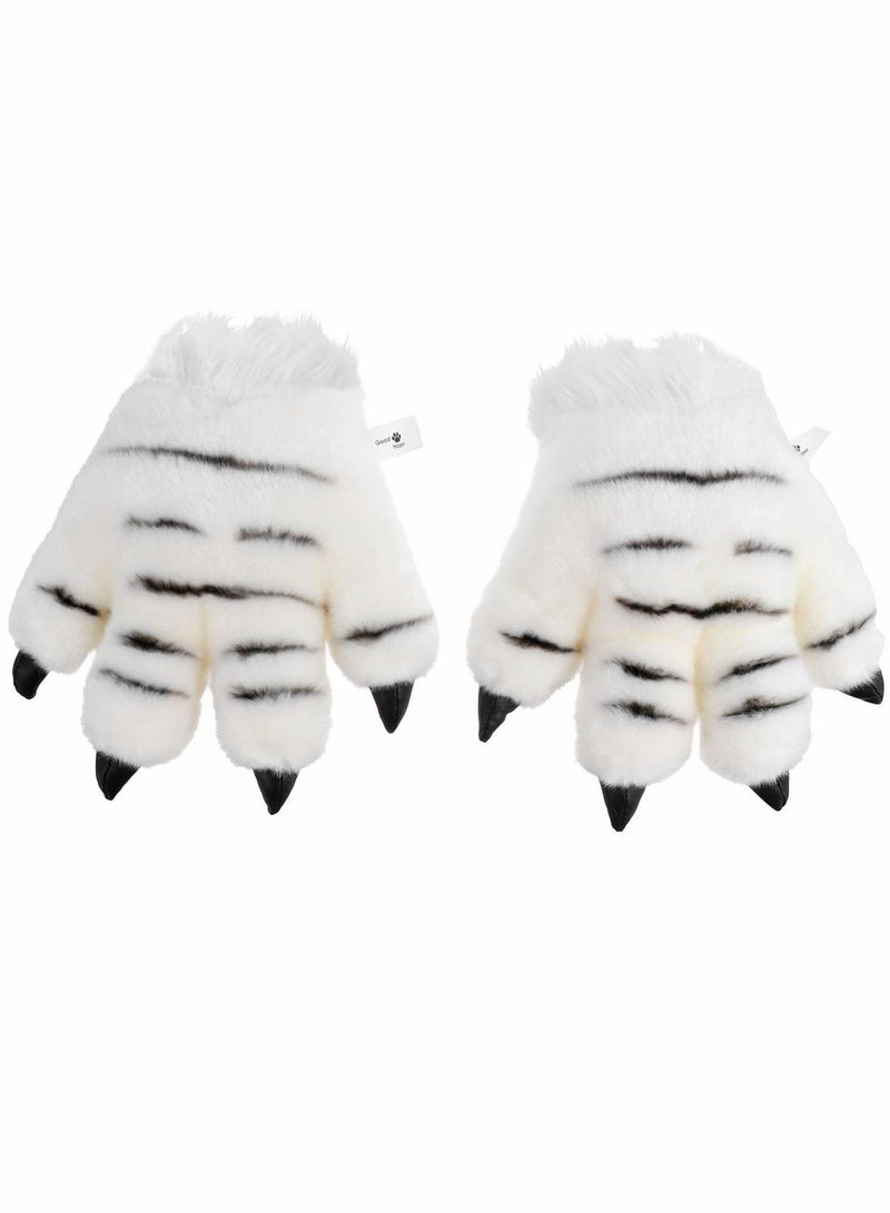 Animal Paw Glove, 2 Pcs Winter Warm Glove, Cosplay Animal Hand Paws Glove