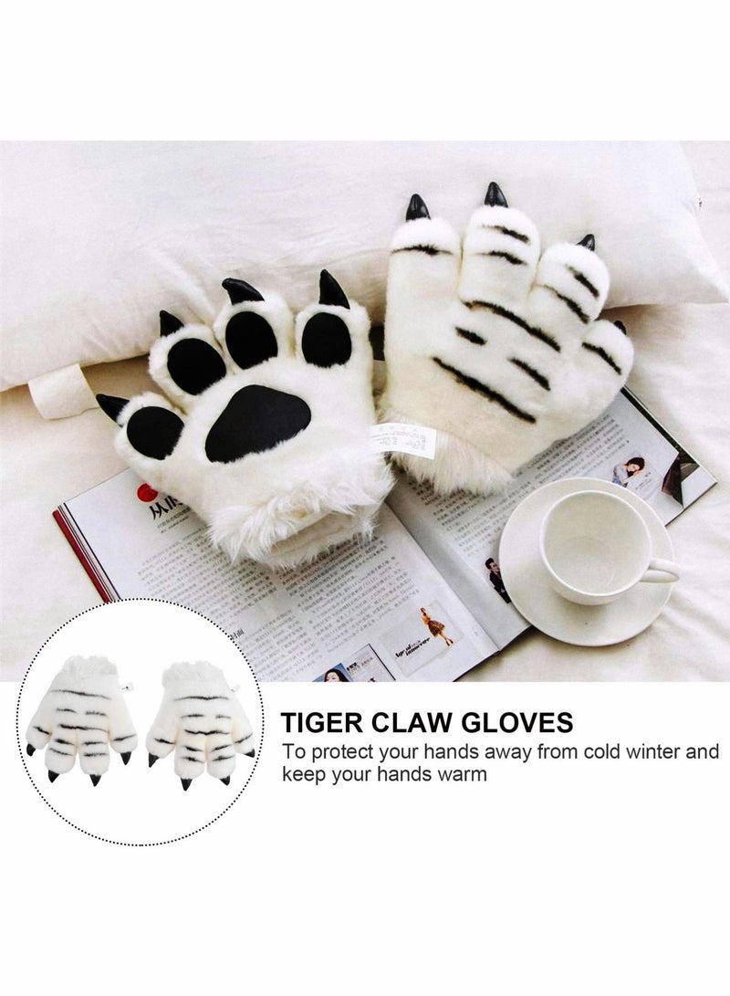 Animal Paw Glove, 2 Pcs Winter Warm Glove, Cosplay Animal Hand Paws Glove