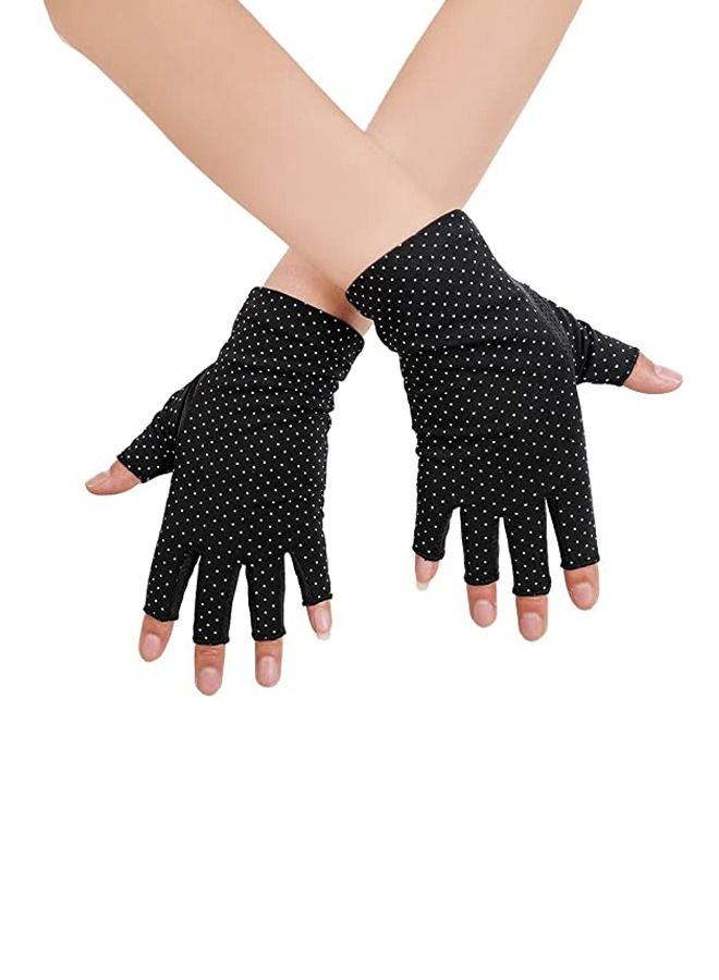 Sun Protective Gloves Black