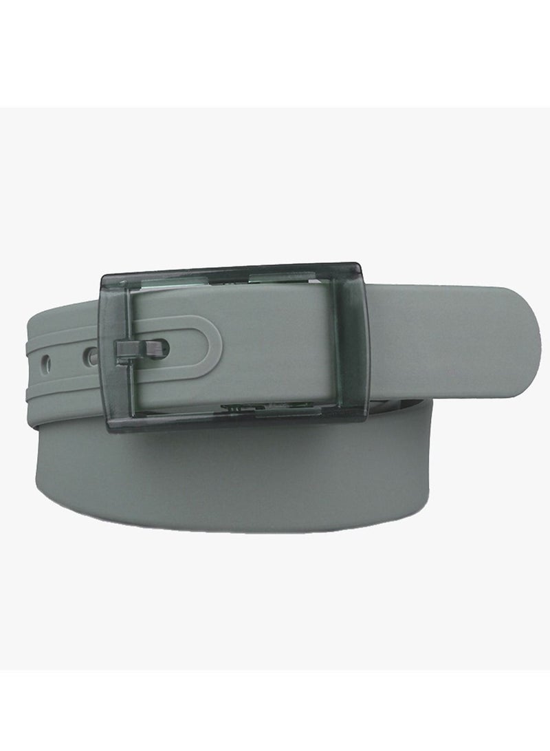 High Quality Silicone Belt For Men And Women 116.5cm Grey