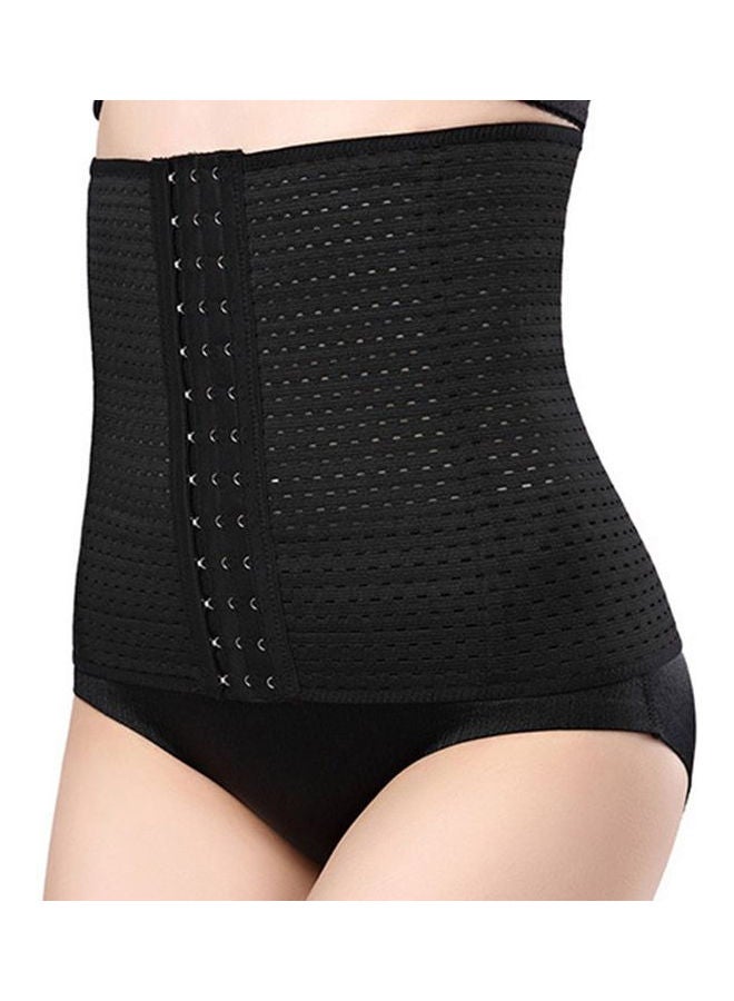 Corset Waist Tummy Control Trainer Belt Black