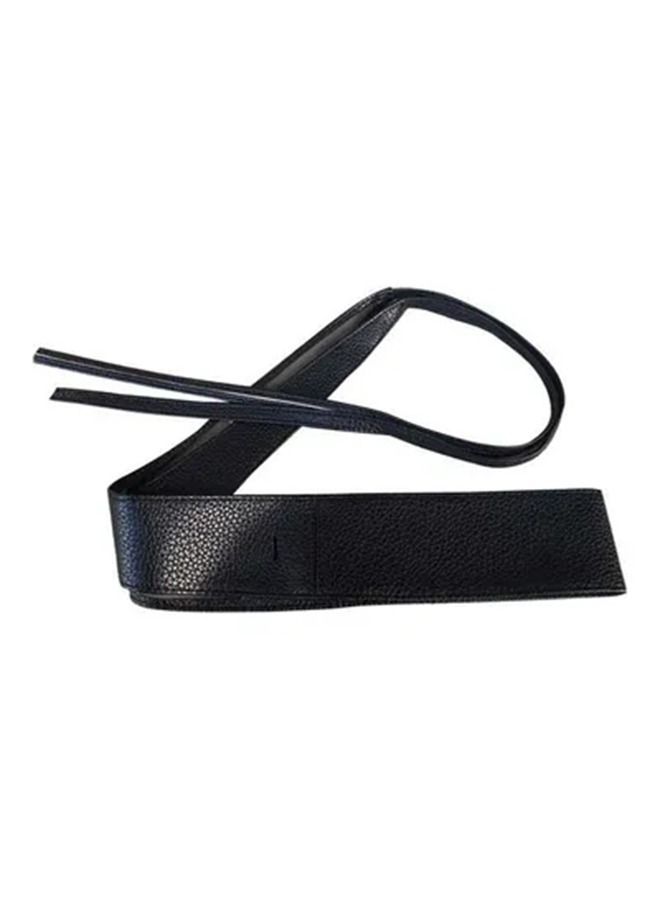 Fashionable Bowknot Belt Black