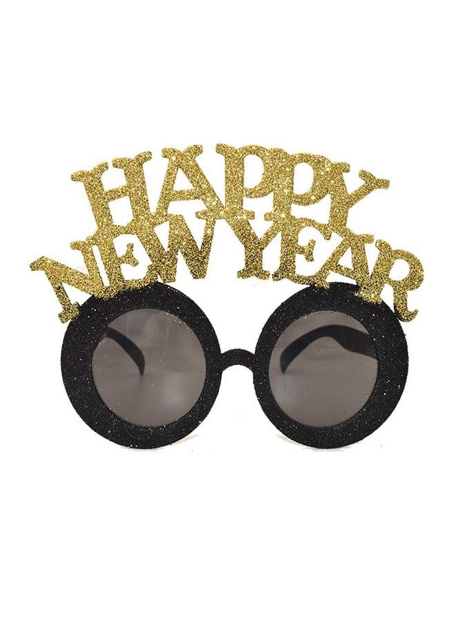Happy New Year Eyeglasses New Year Sunglasses Fancy Glitter Decorative Eyeglasses For 2023 New Year Eve Party Party Favor