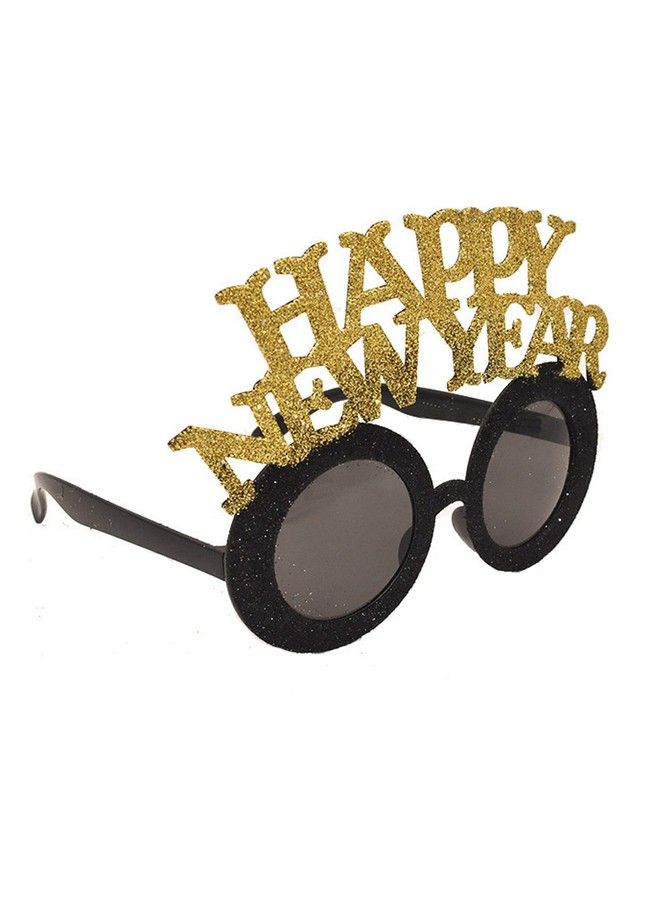 Happy New Year Eyeglasses New Year Sunglasses Fancy Glitter Decorative Eyeglasses For 2023 New Year Eve Party Party Favor