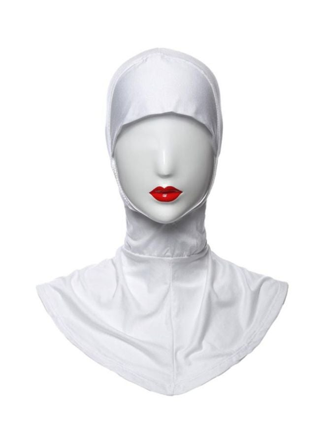 Close Chin Hijab White