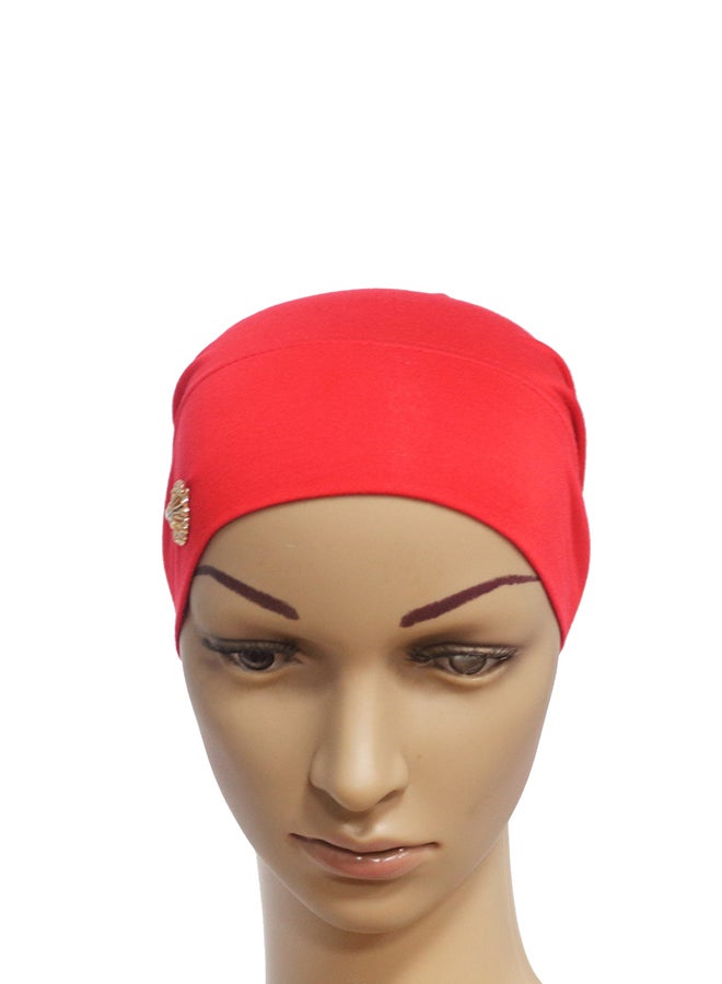 Inner Tube Hijab Red