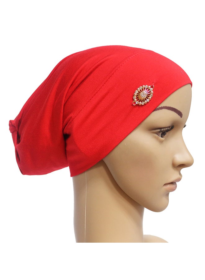 Inner Tube Hijab Red