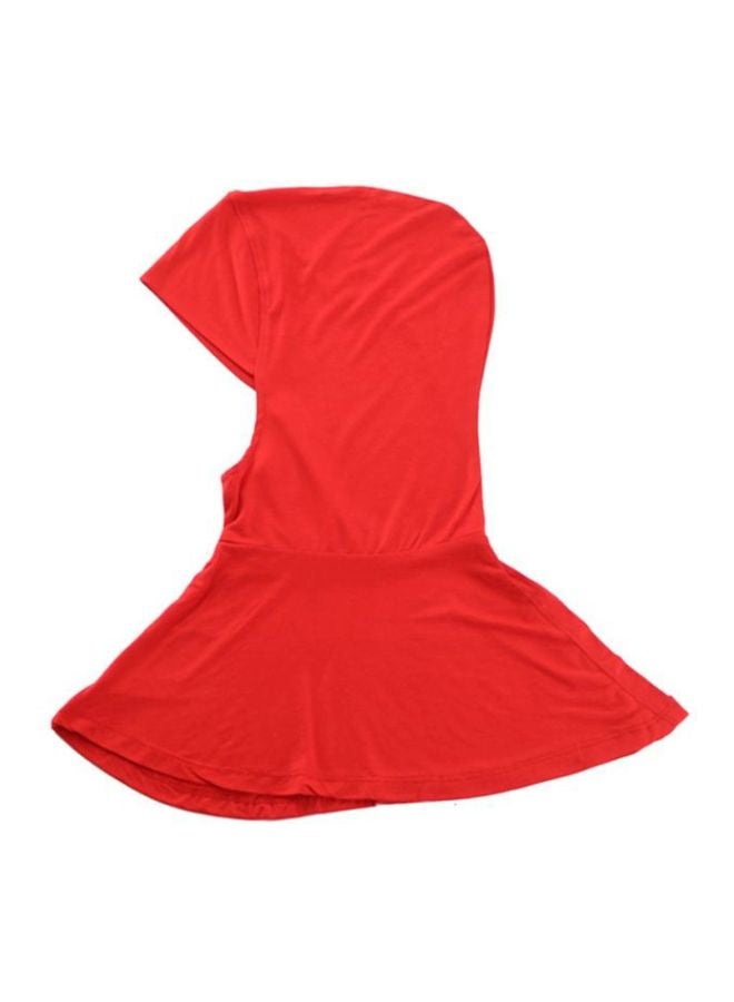 Close Chin Hijab Red