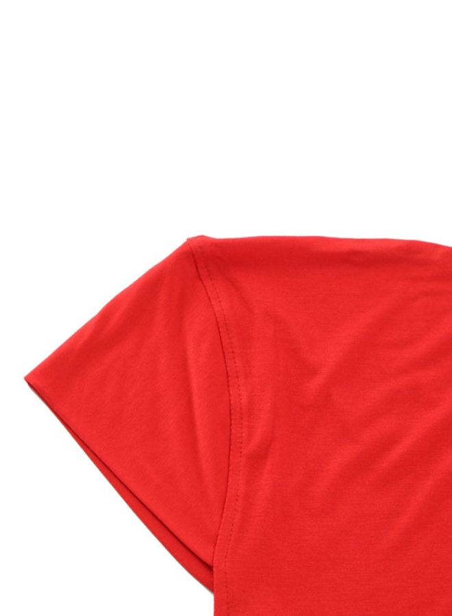 Close Chin Hijab Red