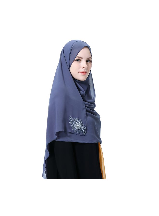 Unique Accent Hijab Grey