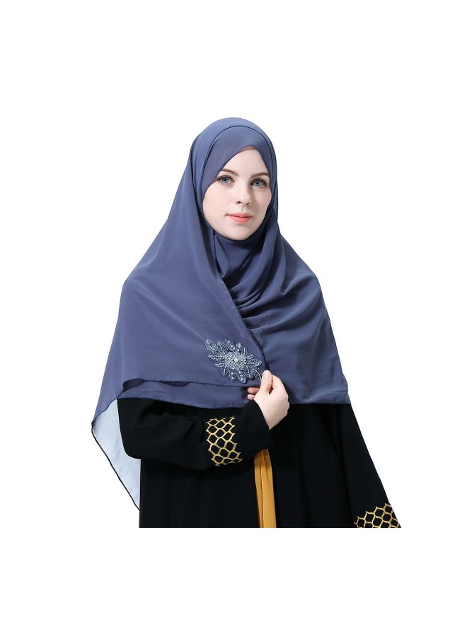 Unique Accent Hijab Grey