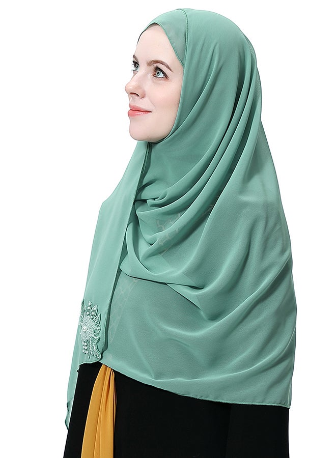 Soft Fabric Hijab Olive Green