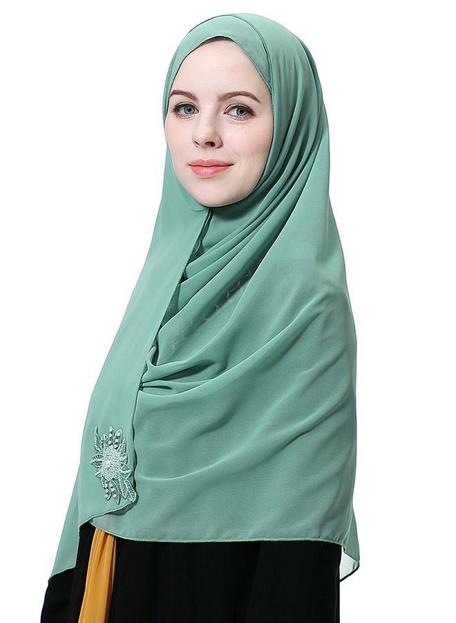 Soft Fabric Hijab Olive Green