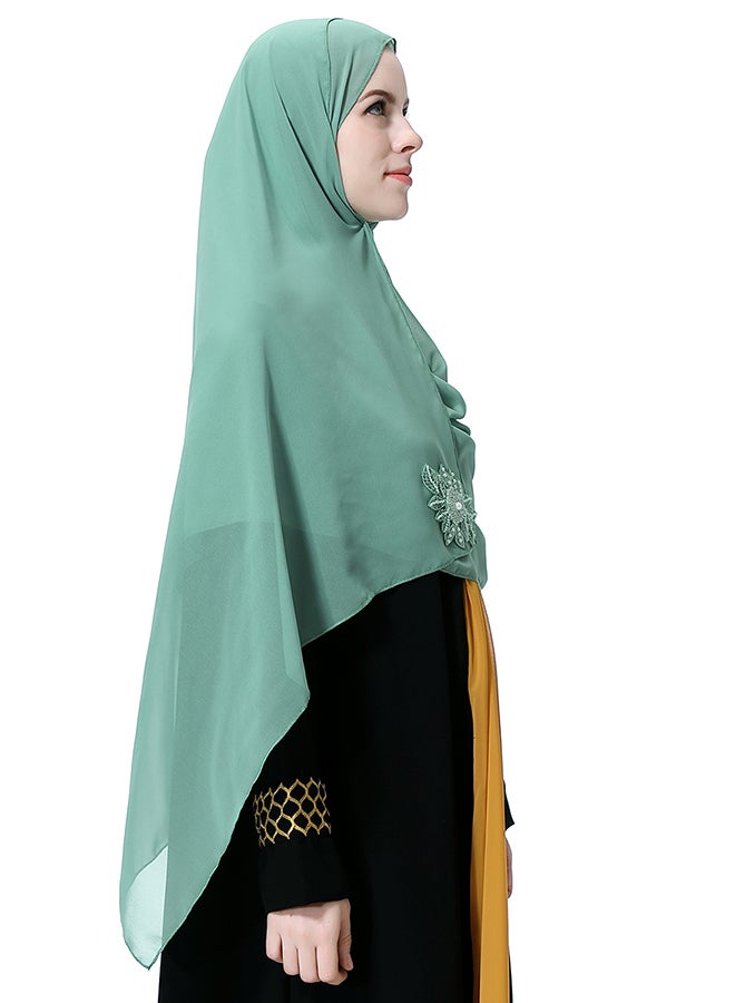 Soft Fabric Hijab Olive Green