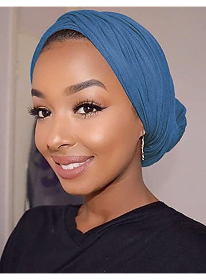 Women'S Fashionable Dust Headscarf 2 Pieces Set Multipurpose Magic Fashion Hot Diamond Sarong Gradient
