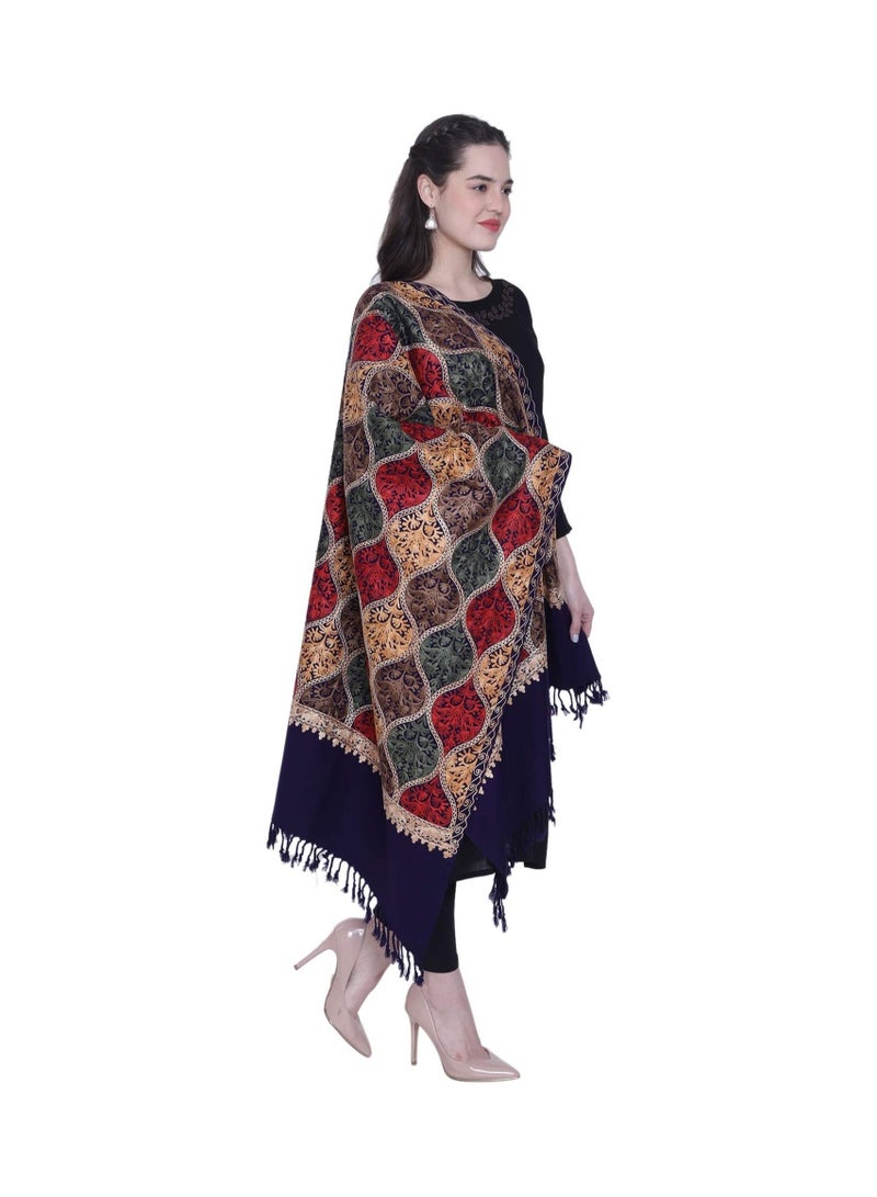 Women's Kashmiri Aari Embroidered Wool Stole