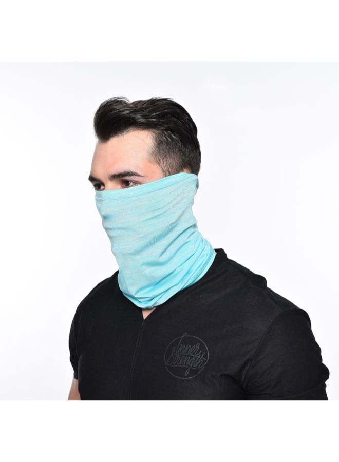 Moisture Wicking Cycling Neck Gaiter Light Blue