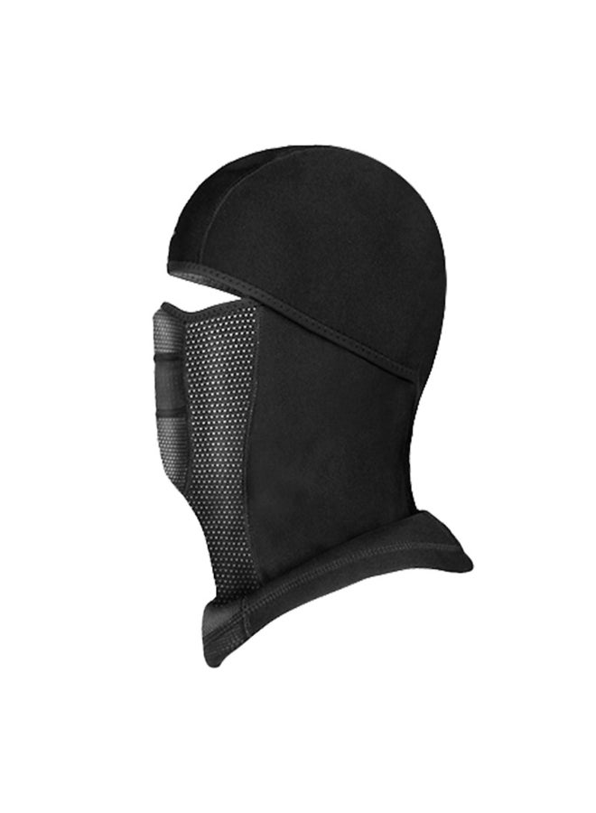 Warm Hat Windproof Motorcycle Face Mask Grey/Black