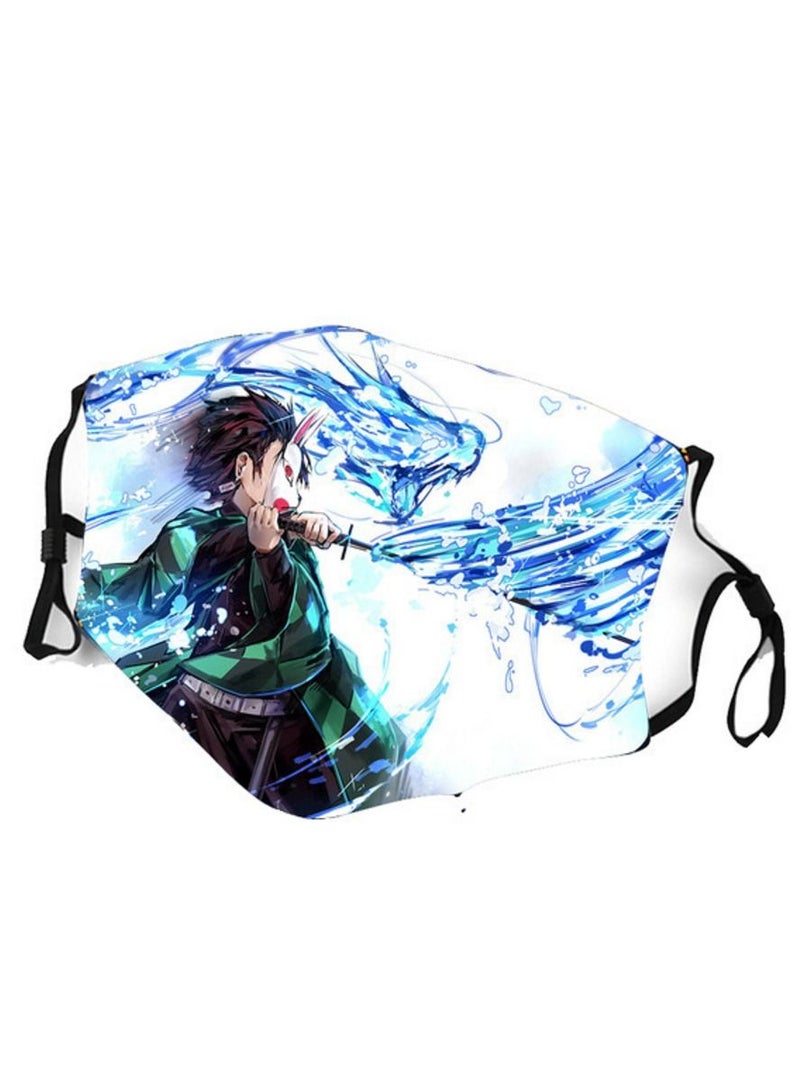Cartoon Pattern Adult Mask Can Put Filter PM2.5