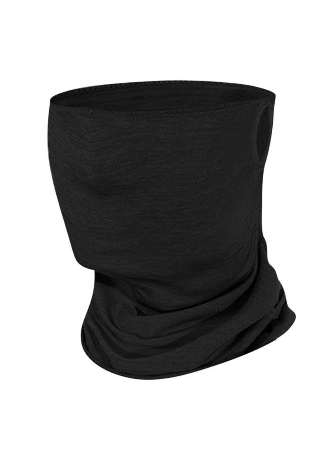 UV Protection Cooling Ice Silk Mask Black