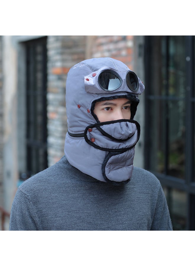 Winter Warm Face Mask Grey