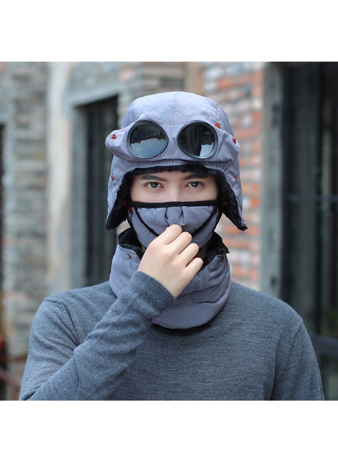 Winter Warm Face Mask Grey