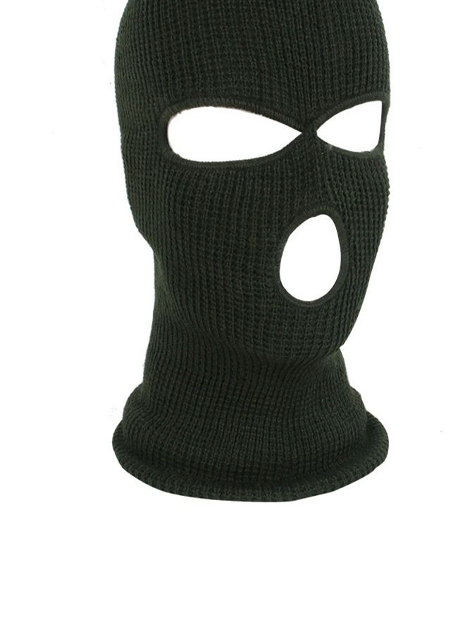 Cold Resistant Three-Hole Riding Mask Army Green