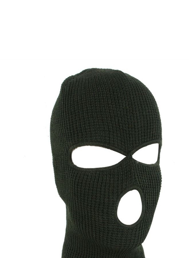 Cold Resistant Three-Hole Riding Mask Army Green