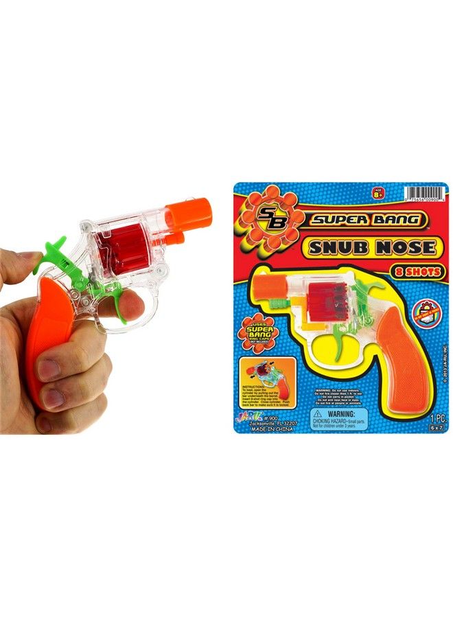 Ring Cap Gun Super Bang Seethru Hot Shots (1 Unit) Quality Plastic Great Bang Party Favors Supplies For Kids. 9001P