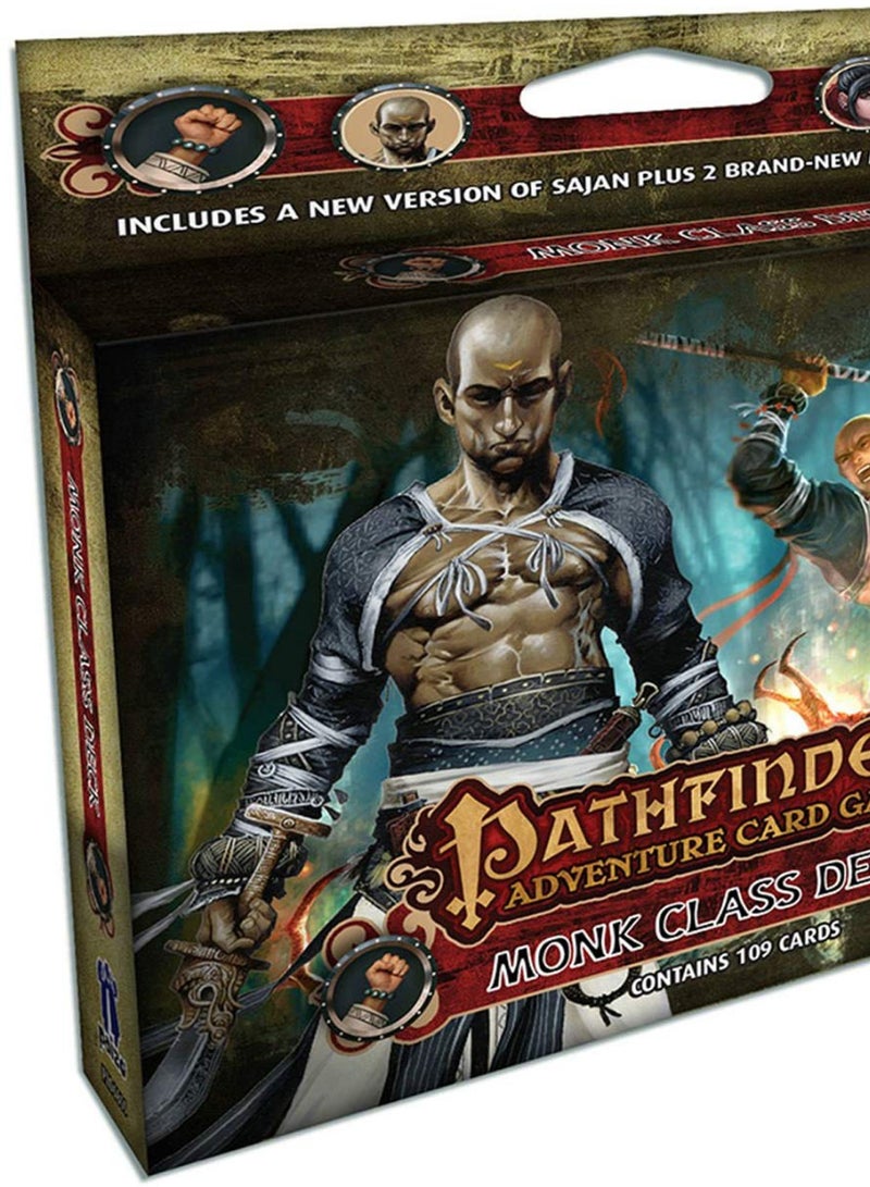 109-Piece Monk Class Deck Pathfinder Adventure Card Game Set
