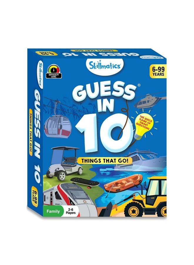 Card Game : Guess In 10 Things That Go Gifts For Ages 6 And Up For Kids Super Fun For Travel And Family Game Night