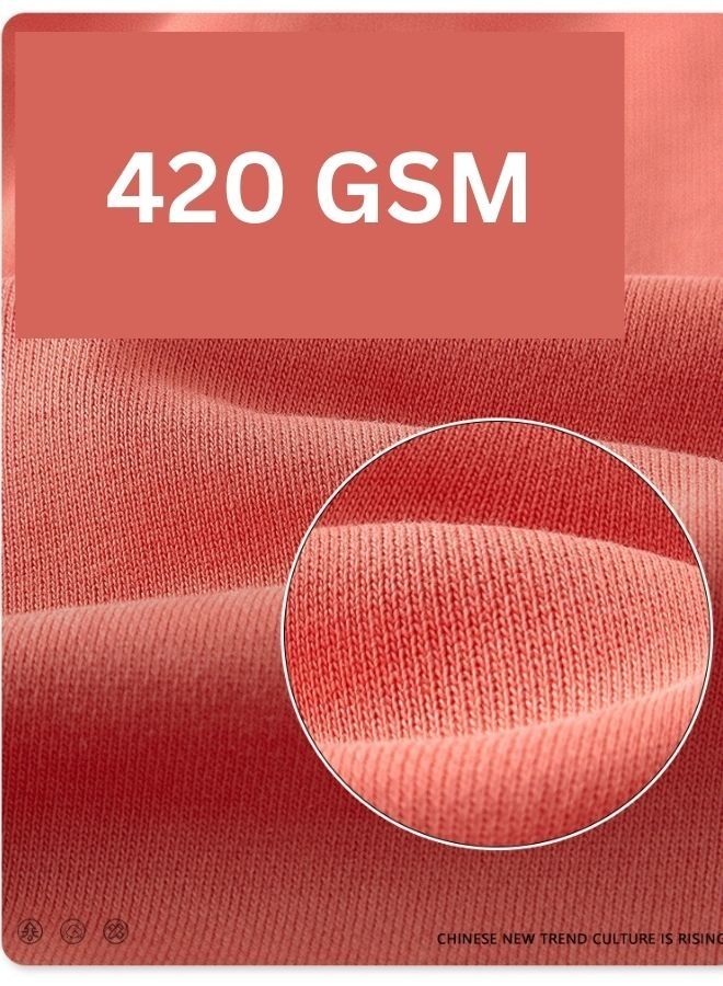 Men's Casual Breathable Loose Shoulder Short Sleeve Oversize Crew Neck T-shirt