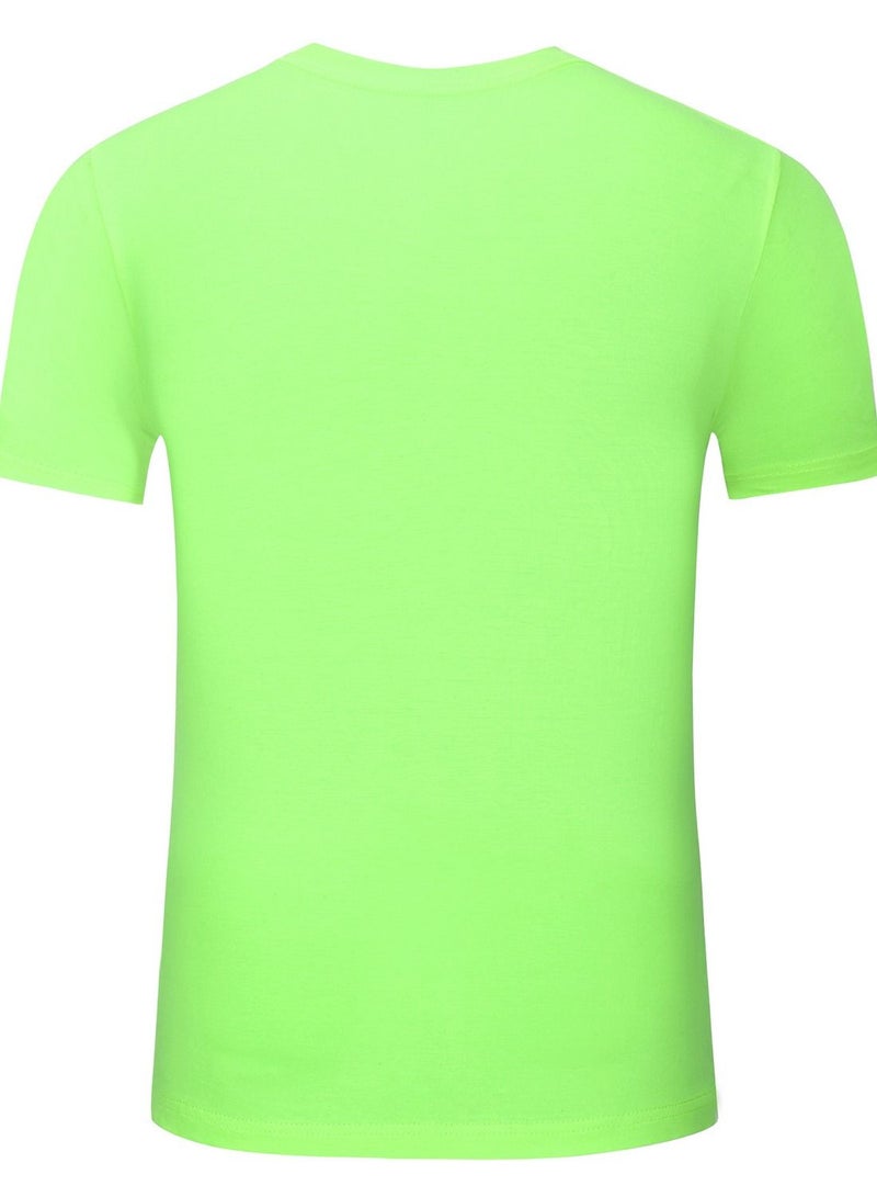 Men Quick Dry Breathable Elastic T-Shirt Green