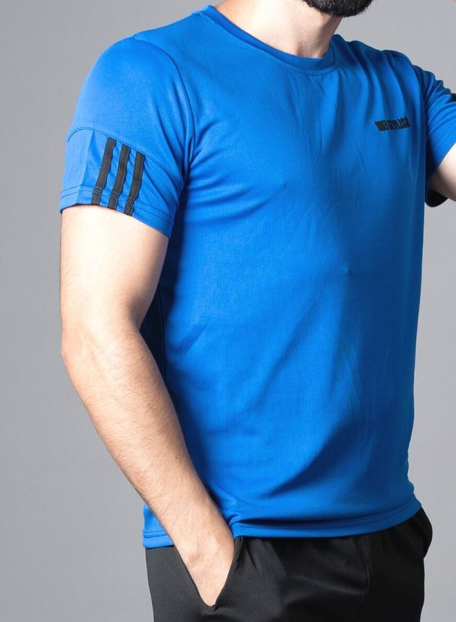 Casual Style Men`s Active Wear Outdoor or Indoor T-shirt and Short Set