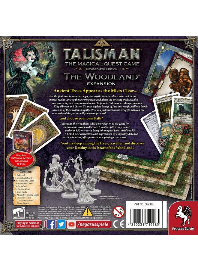 Talisman: The Woodland Board Game Green