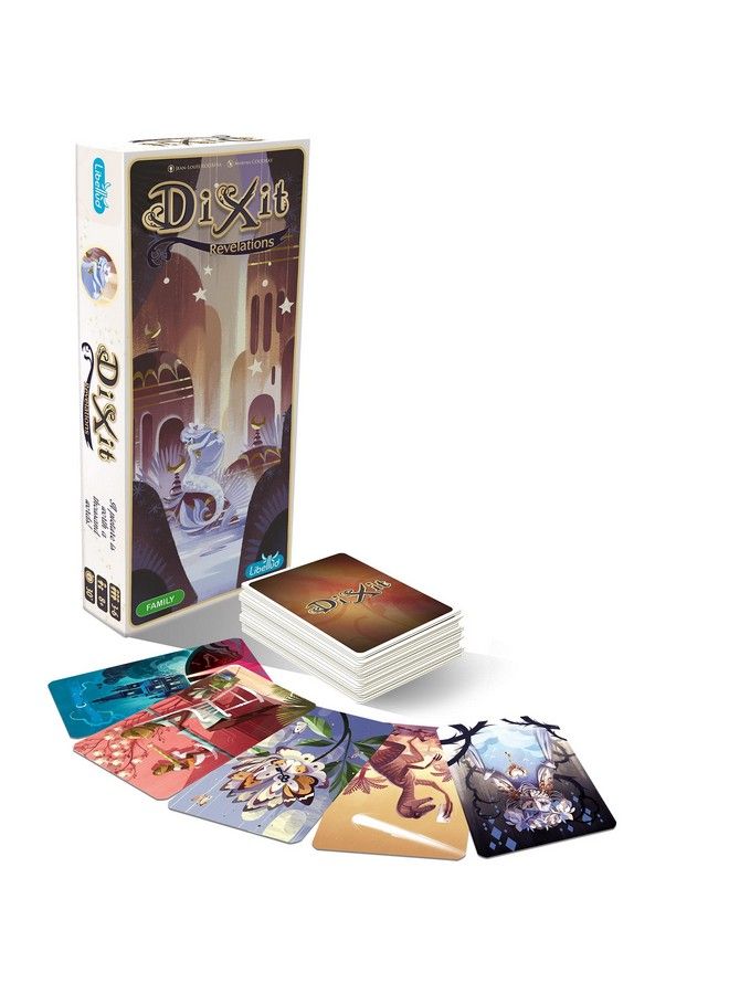 Dixit Revelations Board Game Expansion ; Storytelling Game For Kids And Adults ; Family Board Game ; Creative Kids Game ; Ages 8 And Up ; 3 6 Players ; Average Playtime 30 Minutes ; Made By Libellud