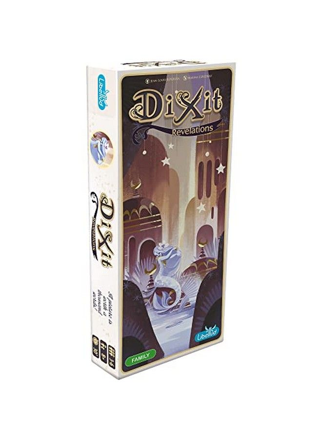 Dixit Revelations Board Game Expansion ; Storytelling Game For Kids And Adults ; Family Board Game ; Creative Kids Game ; Ages 8 And Up ; 3 6 Players ; Average Playtime 30 Minutes ; Made By Libellud