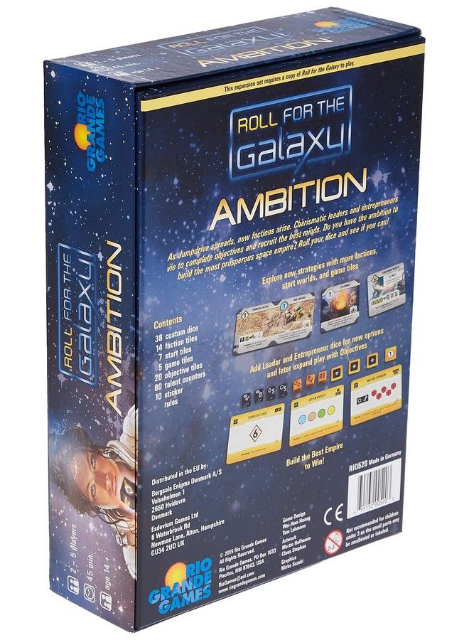 Roll For The Galaxy Board Game: Ambition Expansion