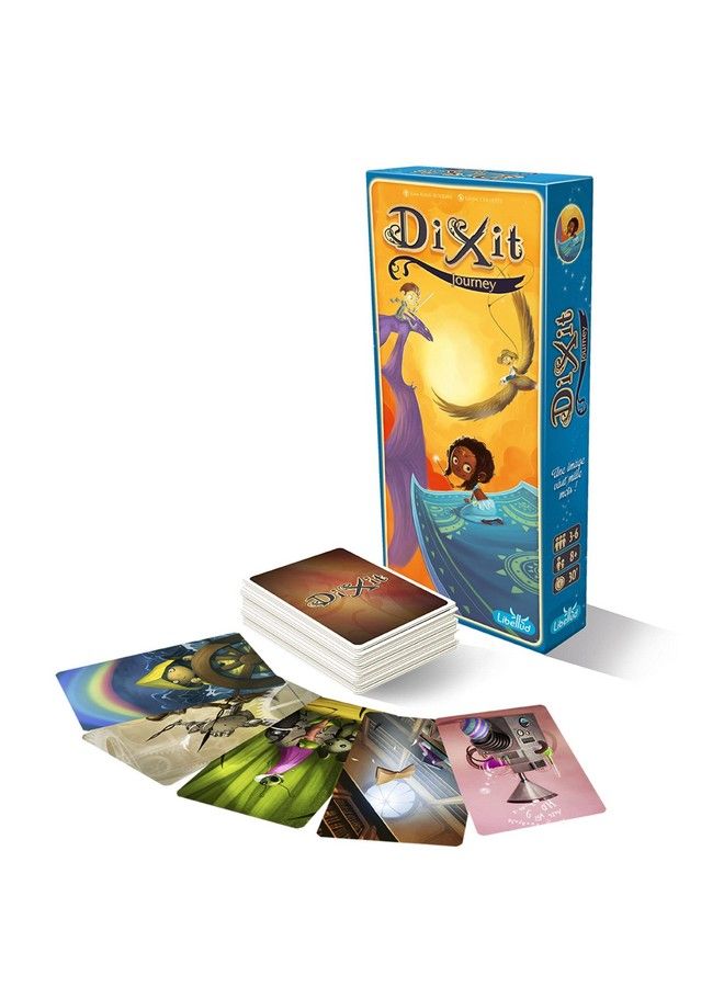 Dixit Journey Board Game Expansion ; Storytelling Game For Kids And Adults ; Fun Family Board Game ; Creative Kids Game ; Ages 8 And Up ; 3 6 Players ; Average Playtime 30 Minutes ; Made By Libellud