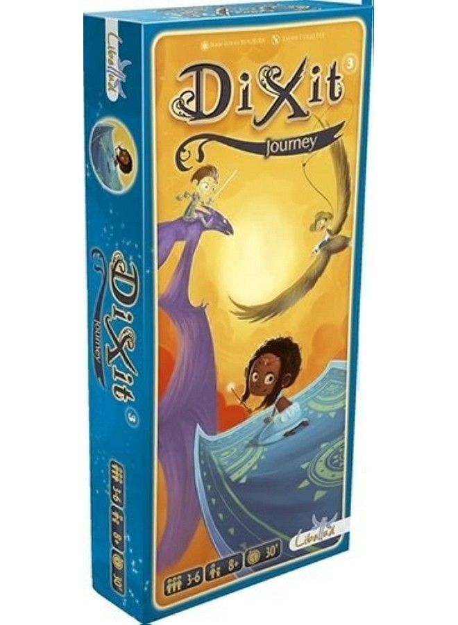 Dixit Journey Board Game Expansion ; Storytelling Game For Kids And Adults ; Fun Family Board Game ; Creative Kids Game ; Ages 8 And Up ; 3 6 Players ; Average Playtime 30 Minutes ; Made By Libellud