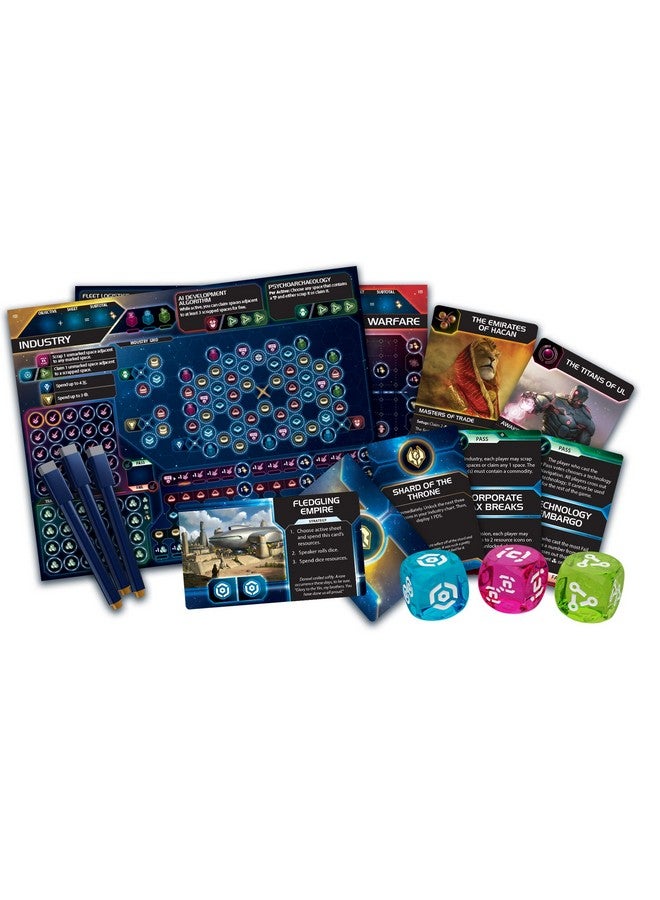 Twilight Inscription Board Game ; Scifi Strategy ; Twilight Imperium Adventure For Adults And Teens ; Ages 14+ ; 18 Players ; Average Playtime 90120 Minutes ; Made By Fantasy Flight Games