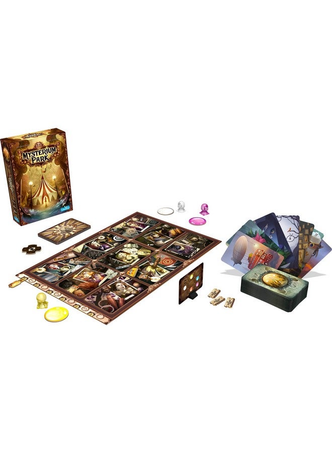 Mysterium Park Board Game Enigmatic Cooperative Mystery Game With Ghostly Intrigue Fun For Family Game Night Ages 10+ 27 Players 30 Minute Playtime Made By Libellud