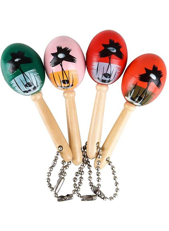 Mini Maraca Keychains Pack Of 12