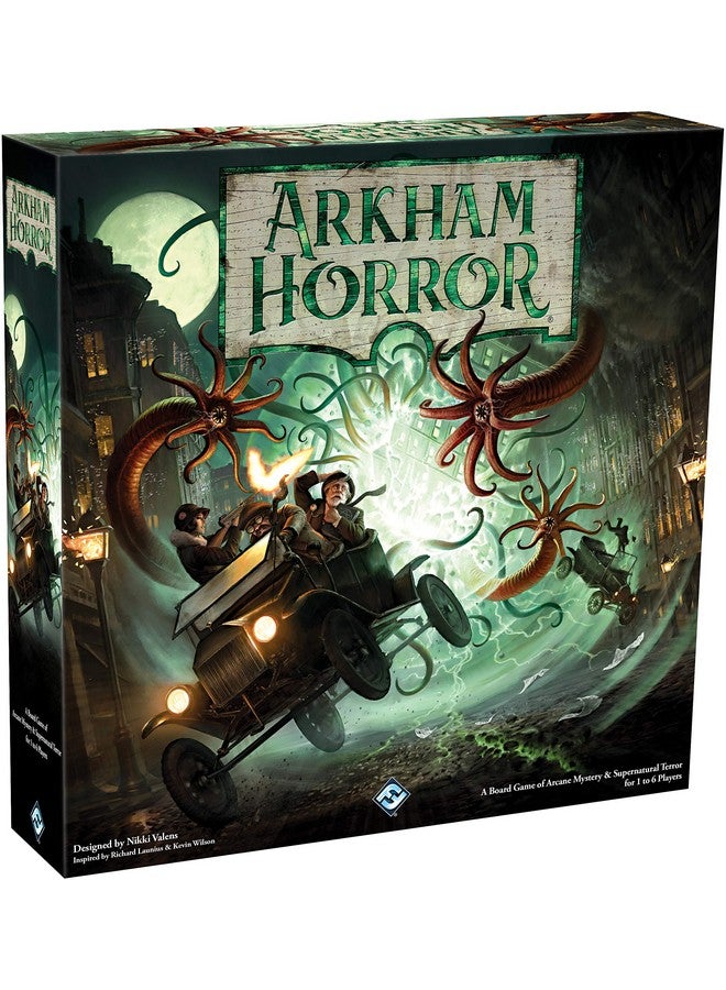 Arkham Horror 3Rd Edition Mystery /Strategy Game ; Cooperative Board Game For Adults And Family; Ages 14+ ; 16 Players ; Average Playtime 23 Hours ; Made By Fantasy Flight Games