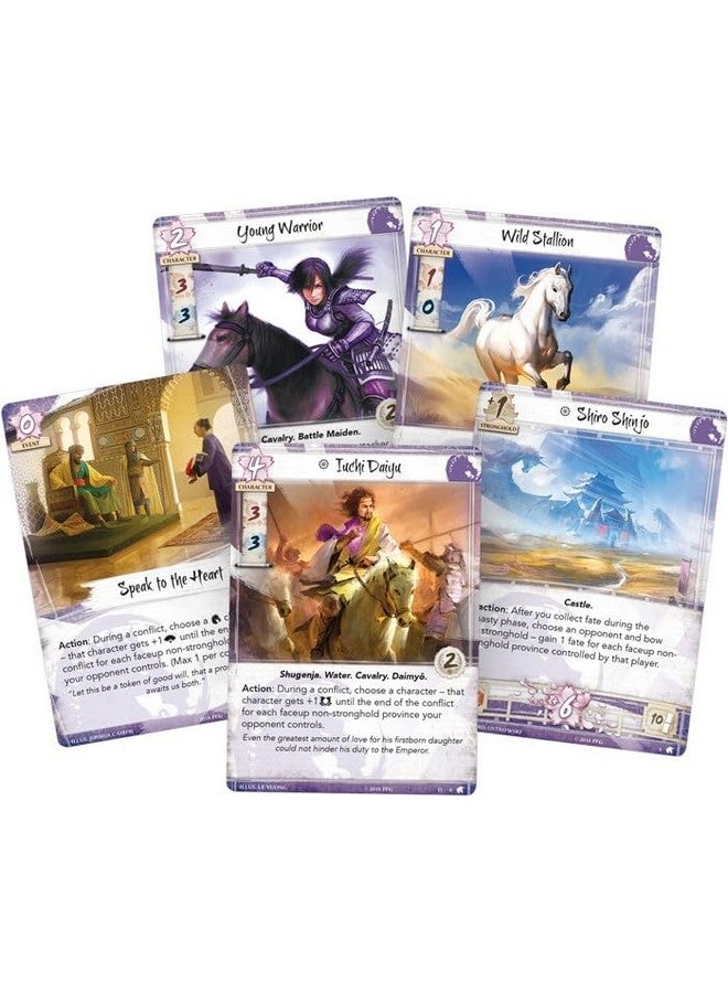 Legend Of The Five Rings: The Card Game Warriors Of The Wind Clan Pack Tactical Strategy Game For Adults And Teens Ages 14+ 2 Players Avg. Playtime 4590 Minutes Made