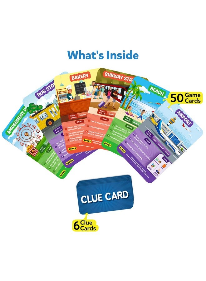 Card Game Guess In 10 All Around The Town Perfect For Boys Girls Kids And Families Who Love Board Games Travel Friendly Stocking Stuffer Gifts For Ages 6 7 8 9