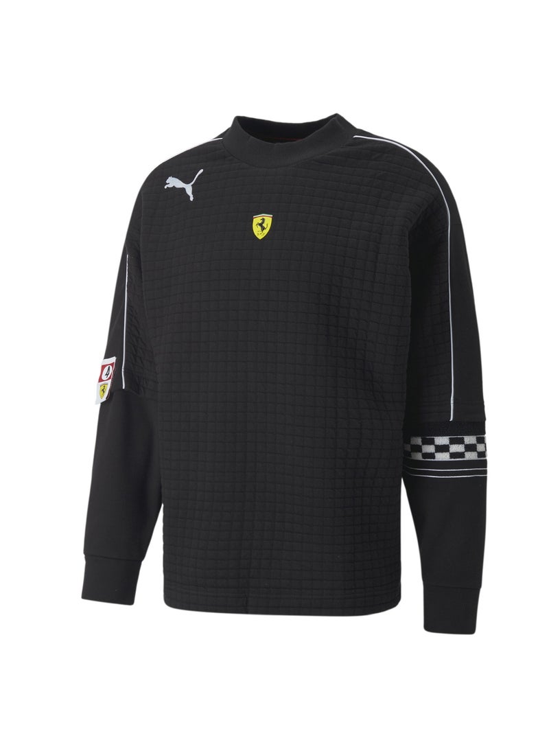 Scuderia Ferrari Race Statement Mens Crew Neck Sweatshirt